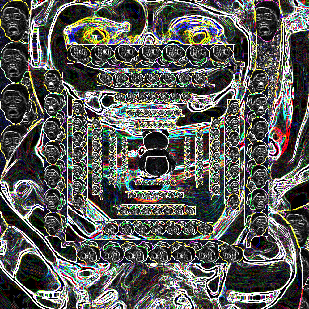 Force feeding milk panda