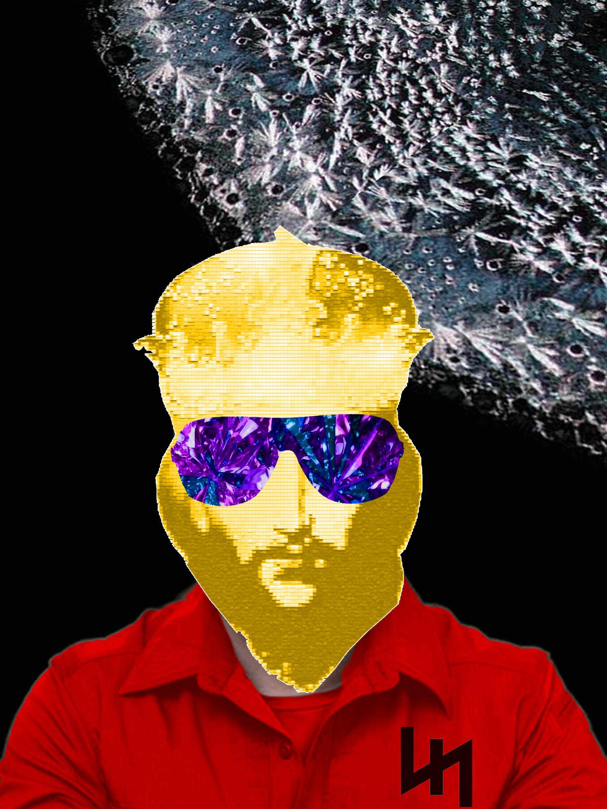 Poster -  Jesus on the moon